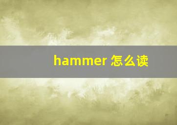 hammer 怎么读